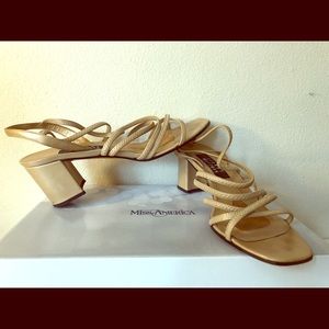 Stuart Weitzman strap heel